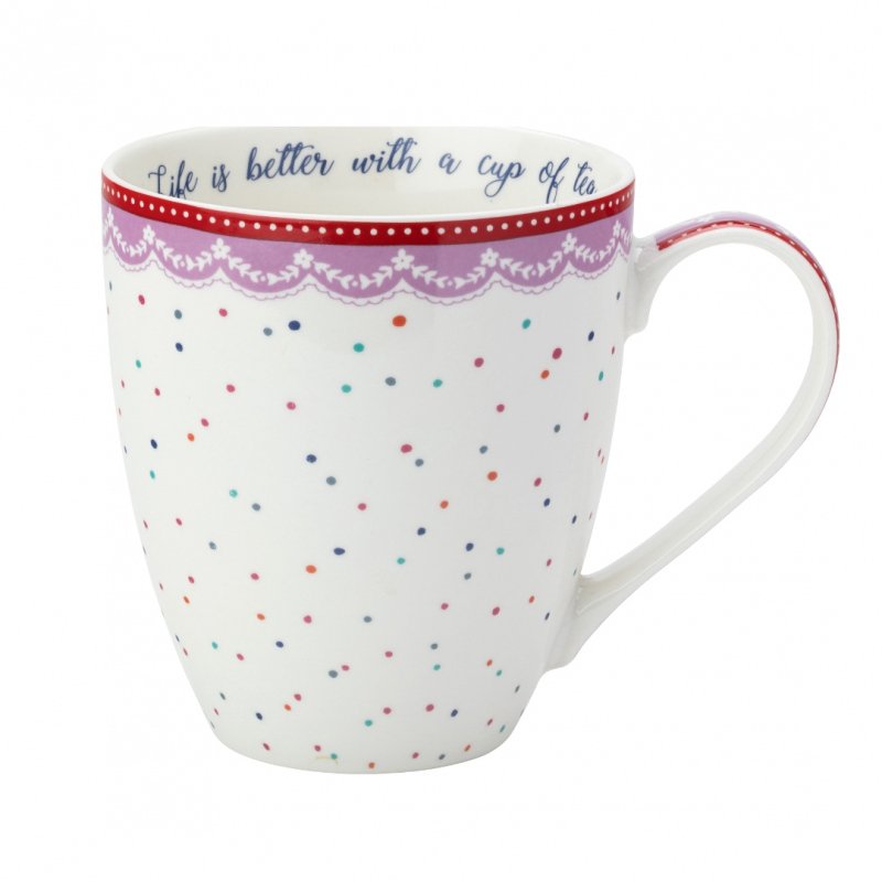 Spotty Large Ceramic Mug - by Ashley Thomas