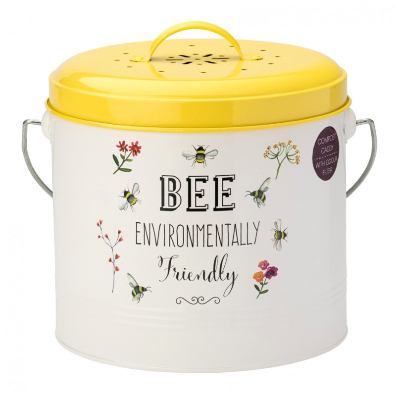 Bee Happy Compost Bin - by The English Tableware Company