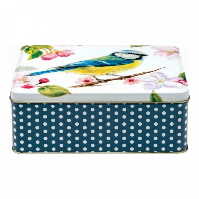 Jo Stockdale Birds Rectangular Tin - by Elite Tins