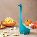 Mamma Nessie Colander Spoon - Turquoise - by Ototo - Mythical time in the kitchen guaranteed