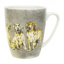 Couture Companions Mug - Retrievers - by Churchill China - Celebrate Your Love for Dogs
