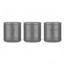 Tea/Coffee/Sugar Canisters - Accents - by Price & Kensington - Charcoal - Stylish storage for your kitchen