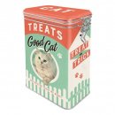 Cat Treats Tin - by Nostalgic Art - Because Good Cats Deserve Great Treats