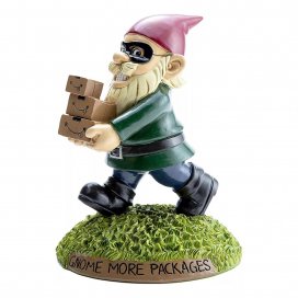 Porch Pirate Garden Gnome - by Big Mouth - Scourge of the 7 Doorsteps