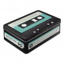 Retro Cassette Rectangular Storage Tin - Stylish Storage with retro design