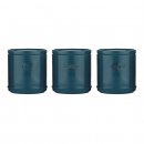 Tea/Coffee/Sugar Canisters - Accents - by Price & Kensington - Teal - Stylish storage for your kitchen